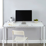 Suprima® Heavy Duty Carbon Steel Desk - Standard Size - White