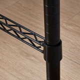 Suprima® Heavy Duty Carbon Steel Desk - Compact Size - Black