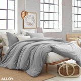 Duvet Cover - Natural Loft Twin XL - Alloy