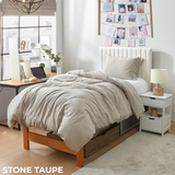 Duvet Cover - Natural Loft Twin XL - Stone Taupe