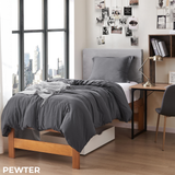 Duvet Cover - Natural Loft Twin XL - Pewter