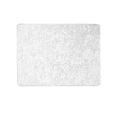RainhaÂ® - Memory Foam Cushioned Dorm Headboard - Velvet Crush - Ice White