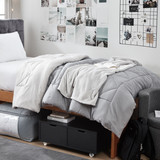UNDERBED ROLLING DRAWERS - BLACK