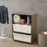 Yak About It® Laundry Station - Warm Wood