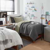 GRANITE GRAY/ELM DOWN ALTERNATIVE BEDDING