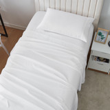 TWIN XL WHITE SHEET SET