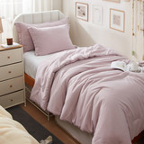 Solid Violet Ice Twin XL Comforter