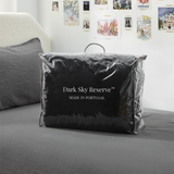 Dark Sky Reserve - Portugal Made Linen-Cotton Supersoft Twin XL Comforter - Black