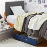 UNDER BED DRAWER - NAVY DIAMOND