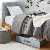 UNDER BED DRAWER - SMOKEY LAVENDER OSTRICH