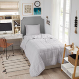 PORTUGAL MADE - BAMBOO LINEN COMFORTER - GLACIER GRAY
