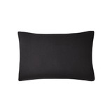 PORTUGAL MADE - BAMBOO LINEN SHAM - FADED BLACK