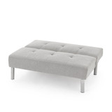 MINI-FUTON - BOUCLE LIGHT GRAY