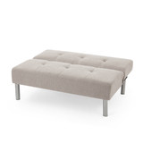 MINI-FUTON - BOUCLE TAUPE