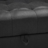 THE COLLEGE COUCH - BOUCLE BLACK