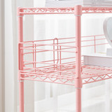 Desktop Carbon Steel Bookshelf - Pink