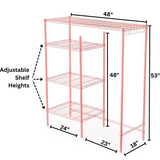 The Shelf Supreme - Suprima Adjustable Shelving - Pink