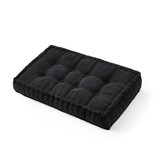 Rainha - Ultra Thick Tufted Floor Pillow - Black