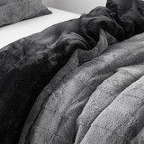 Chunky Bunny Crossing - Coma Inducer® Twin XL Comforter - White Pepper Gray