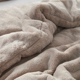 Buttercream Chunky Bunny - Coma Inducer® Twin XL Comforter - Frosted Caramel Beige