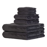 6 PIECE TOWEL SET - CHARCOAL