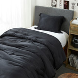 Cool as the Other Side of the Pillow - Coma Inducer® Twin XL Comforter - Black