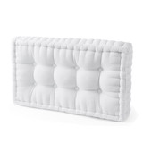Rainha - Ultra Thick Tufted Floor Pillow - Pure White