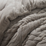 Faded Zebra - Coma Inducer® Twin XL Comforter Set - Pepper Taupe Gray