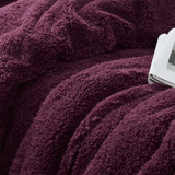 Unfluffin Believable - Coma Inducer® Twin XL Comforter Set - Burgundy