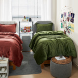 Me Sooo Comfy - Coma Inducer Twin XL Comforter Set - Pesto