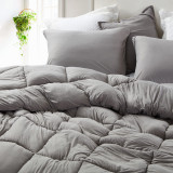 Summertime - Coma Inducer® Full XL Comforter - Morning Gray