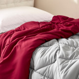 Ultimate Gray/Scooter Red Reversible Full XL Comforter