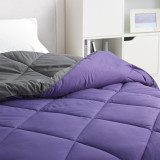 Purple Reign/Faded Black Reversible Full XL Comforter