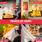 Cobra Fire Blanket for Home & Dorm Safety