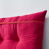 Rainha - Plush Tufted College Headboard - Red