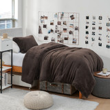 Warmer than Warm - Coma Inducer® Oversized Twin Comforter Set - Hot Fudge