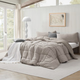 Gettin Warmer - Coma Inducer® Full Comforter - Driftwood Taupe