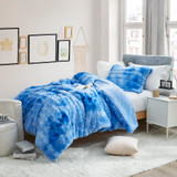 Snowball Chunky Bunny - Coma Inducer® Twin XL Comforter - Cloudy Day Blue