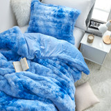Snowball Chunky Bunny - Coma Inducer® Twin XL Comforter - Cloudy Day Blue
