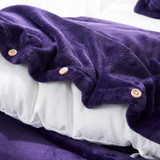 Thicker Than Thick - Coma Inducer® Twin XL Comforter with Cover - Parachute Purple