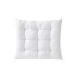 Rainha - Puffy Tufted College Headboard - White