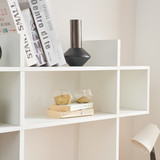 The Easy To Assemble College Dorm Bookshelf - White