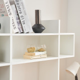 The Easy To Assemble College Dorm Bookshelf - White