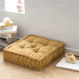 Rainha® - Classic Tufted College Cushion - Tan Brown