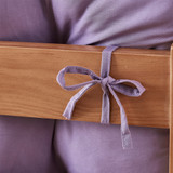 Rainha - Puffy Tufted College Headboard - Purple Dusk