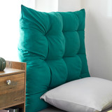 Rainha - Puffy Tufted College Headboard - Emerald Green