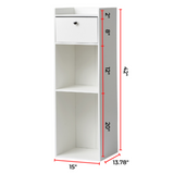 Yak About It® Extra Tall Bookcase Table - White