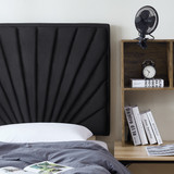 Tavira AllureÂ® College Dorm Headboard - Sunrise Panel - Velvety Black