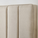 Tavira AllureÂ® College Dorm Headboard - Broad Panel - Linen Beige