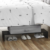 Yak About It® Bi Level Shoe Storage Organizer - Black